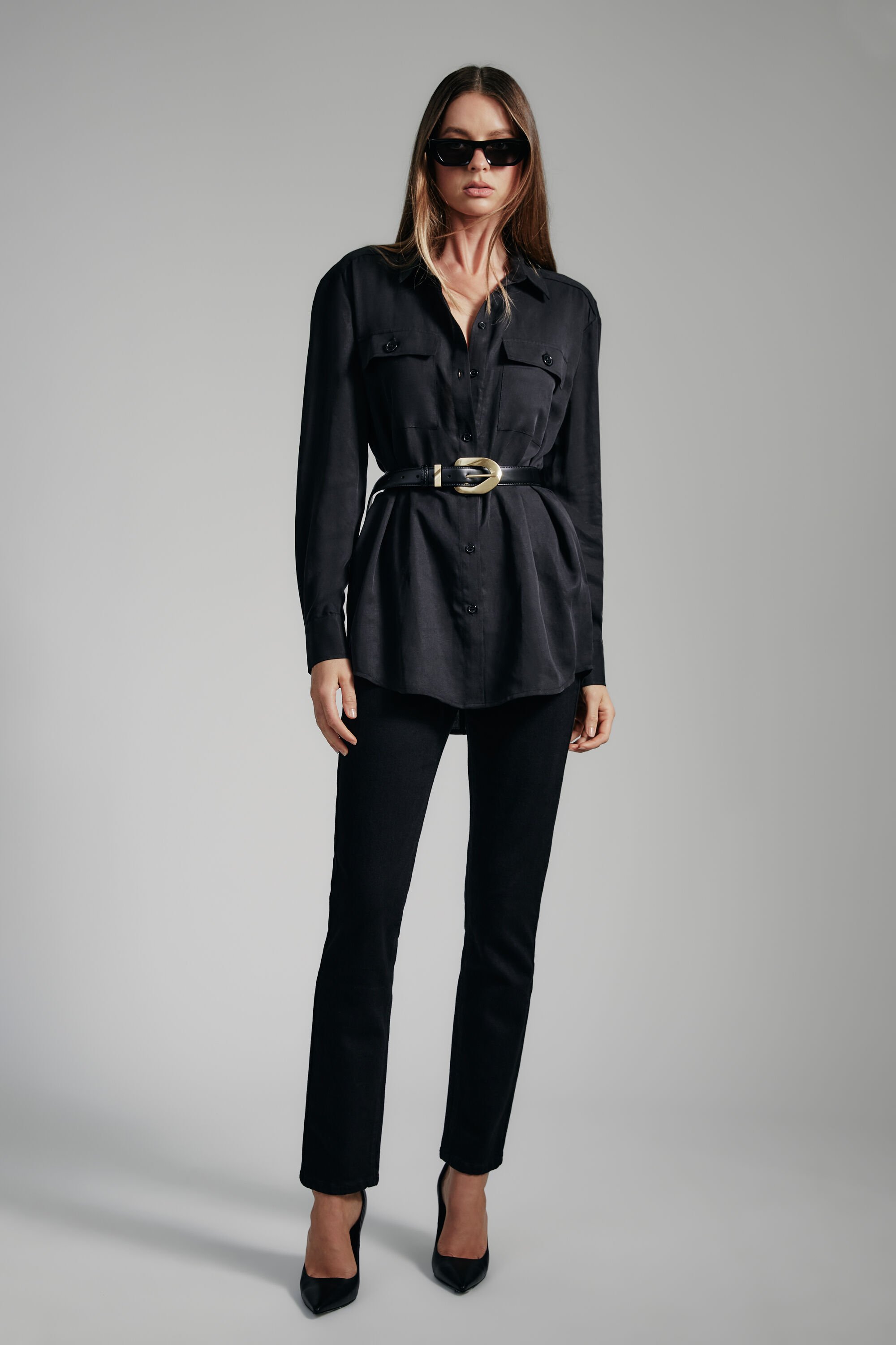 Women s Shirts Blouses Denim Satin Cotton Shirts Bardot